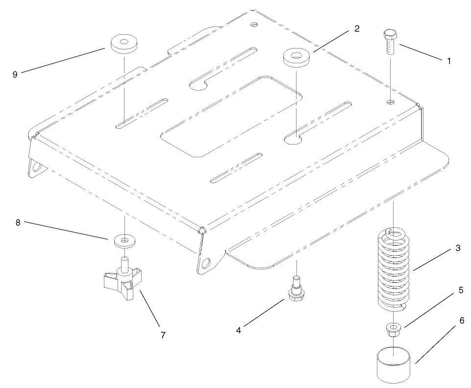 Spring and Knob Assembly
