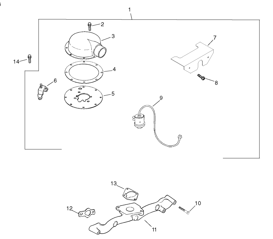 Group 10-Air Intake/Filtration Assembly Kohler CH20S PS-64675