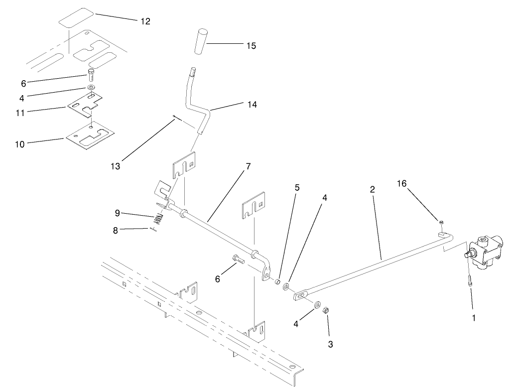 Control Lever and Linkage Assembly