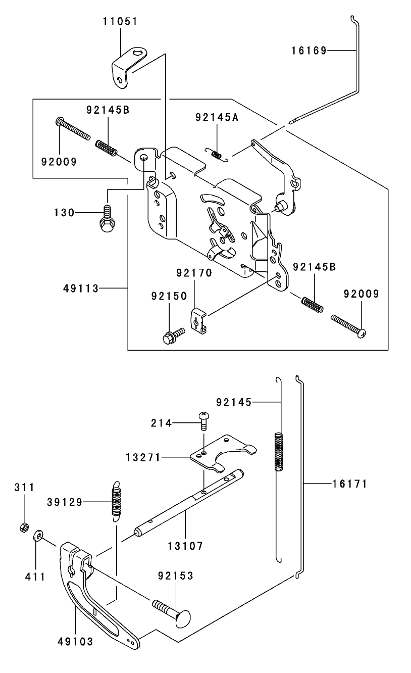 Control Equipment Assembly  Kawasaki FH500V-AS36