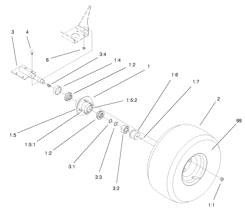 Hub and Wheel Assembly