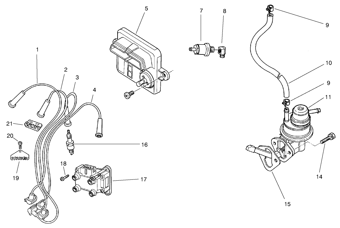 Ignition and Fuel Pump Assembly