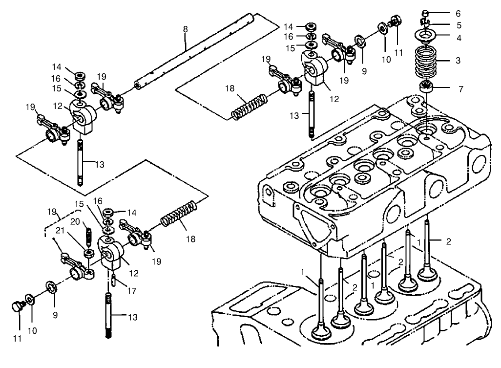 Valve and Rocker Arm Assembly