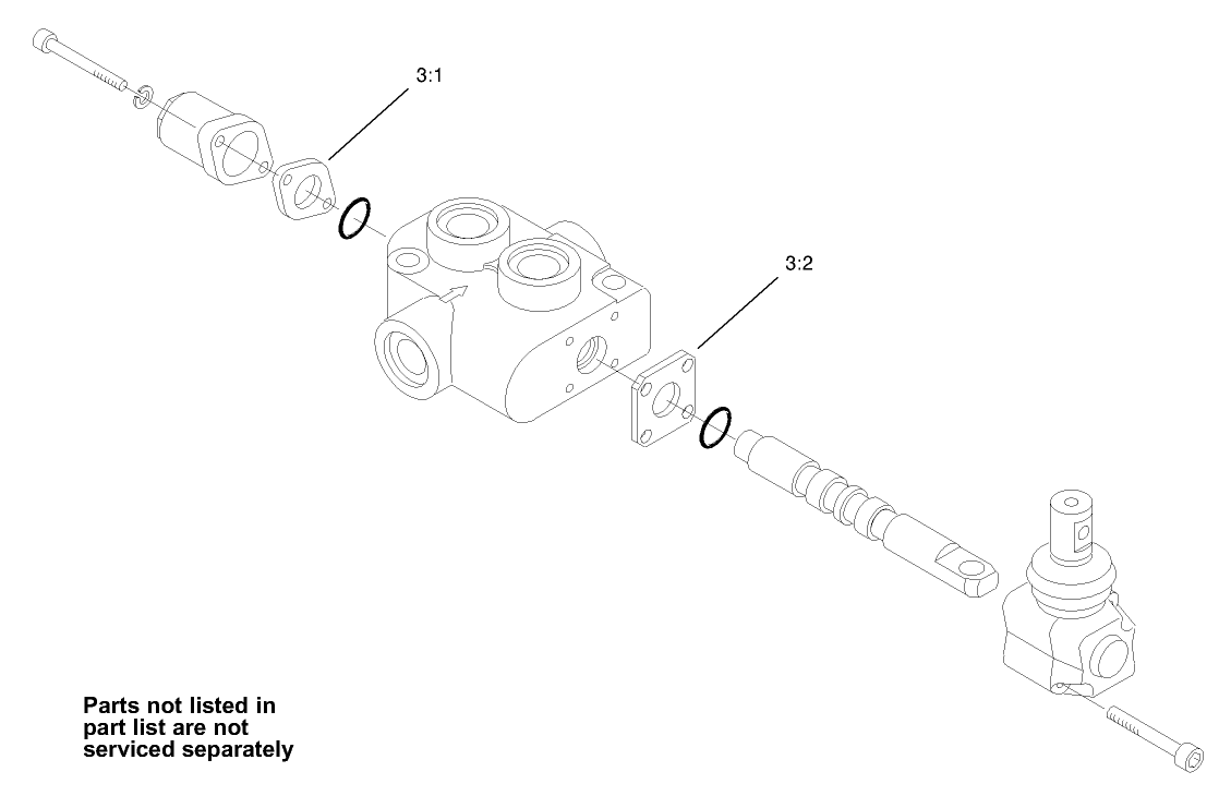 Hydraulic Selector Valve Assembly No. 99-3072
