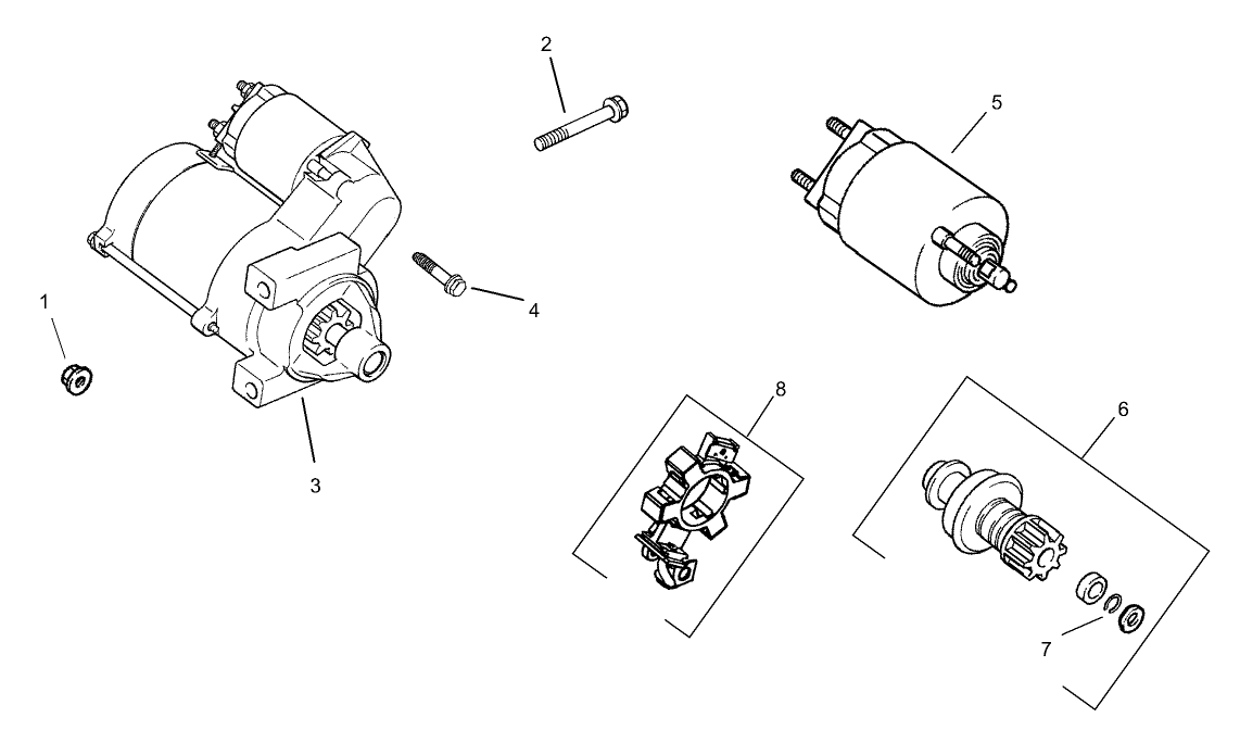 Starter Assembly Kohler CH23S-76549