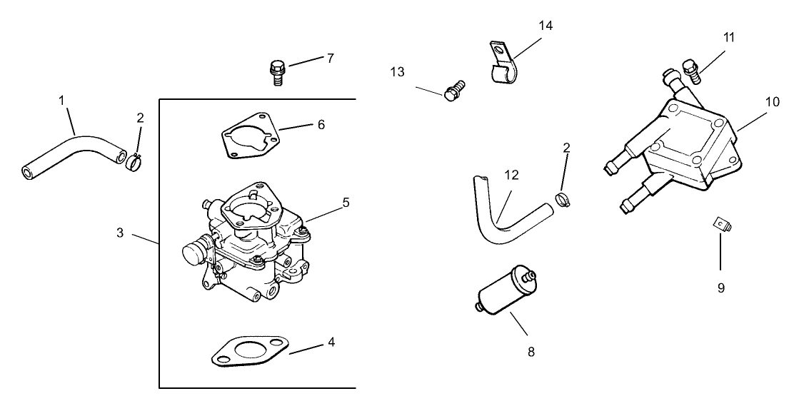 Fuel System Assembly Kohler CH23S-76549