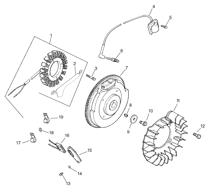 Ignition/Electrical Assembly  Kohler CH20S-64667