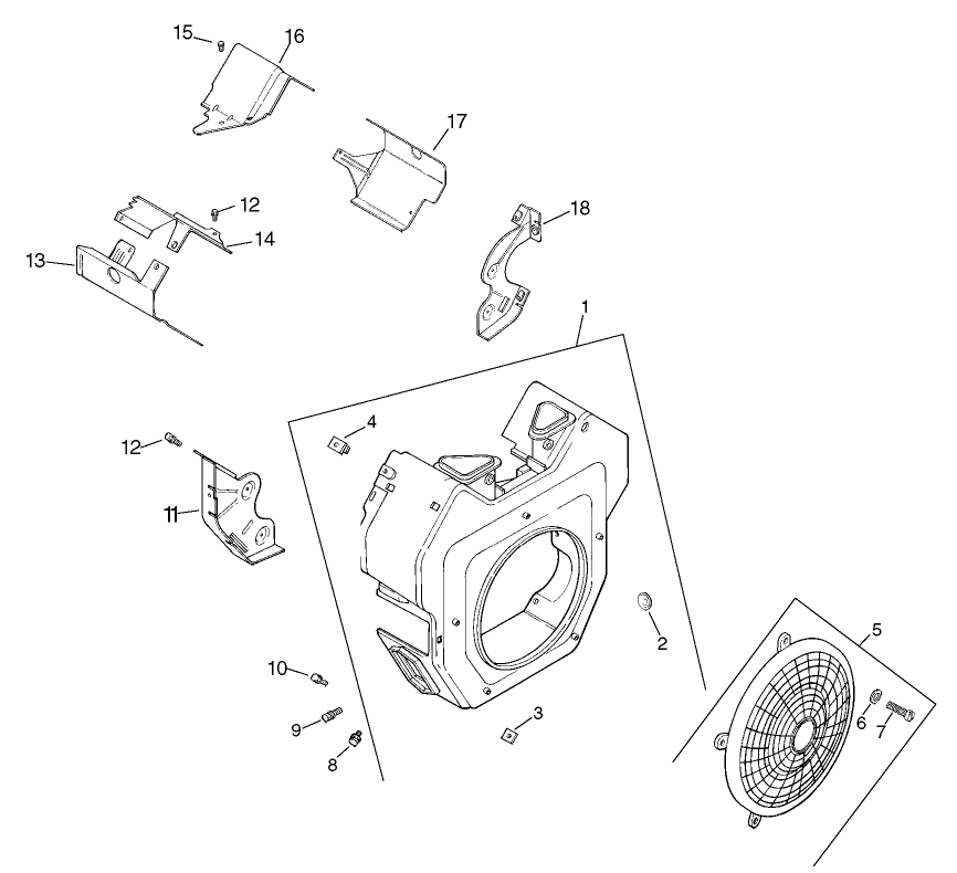 Blower Housing Assembly  Kohler CH20S-64667