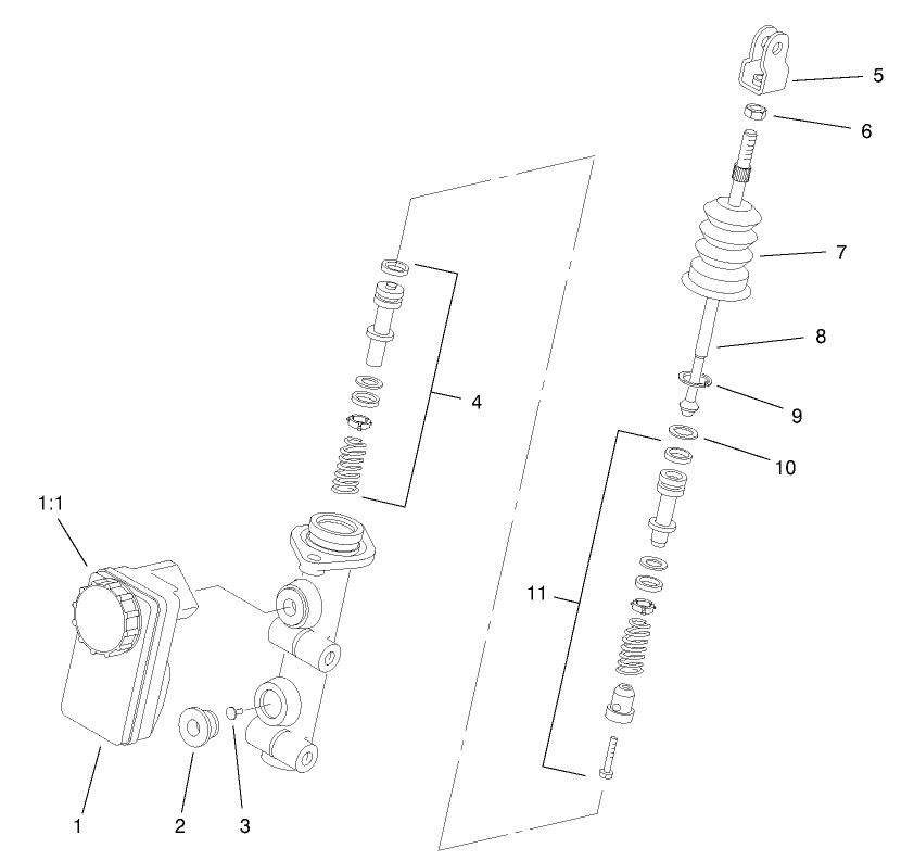 Master Cylinder Assembly No. 94-3800