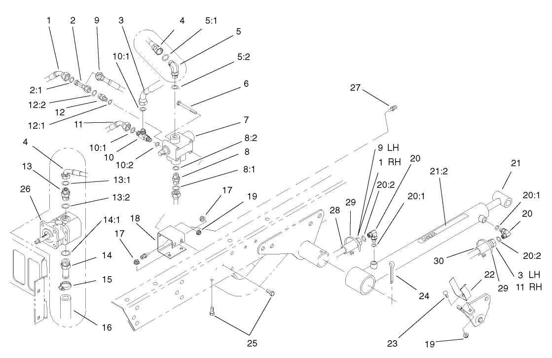 Lift Valve and Cylinder Assembly