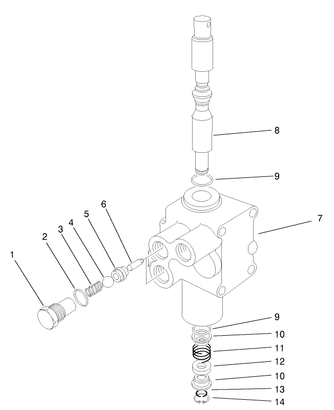 Hydraulic Valve Assembly No. 43-1950-03