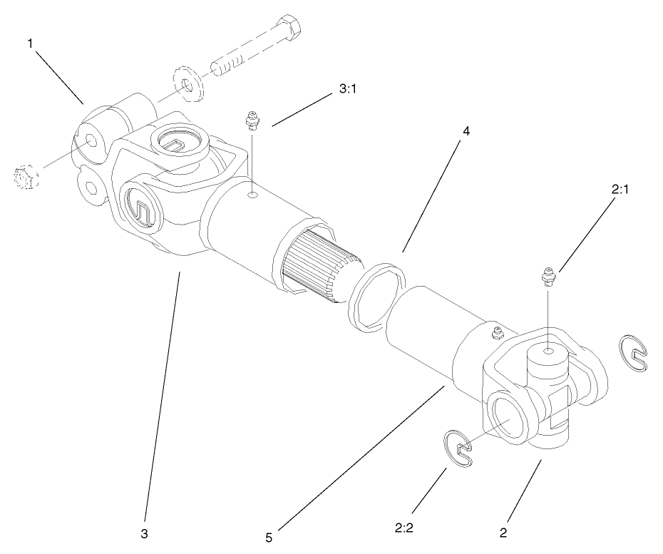 Driveshaft Assembly No. 98-2918