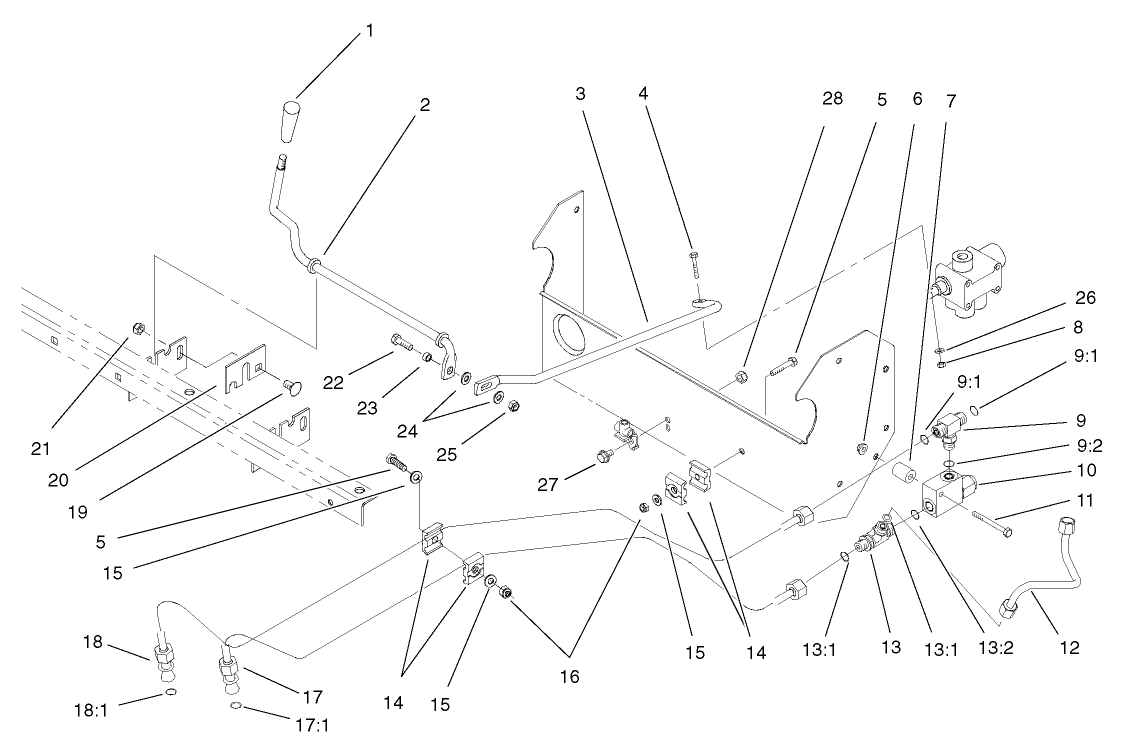 Lift Valve Linkage Assembly