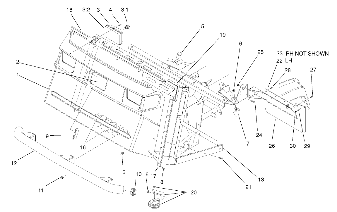Hood and Bumper Assembly