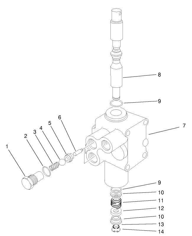 Hydraulic Valve Assembly No. 43-1950-03