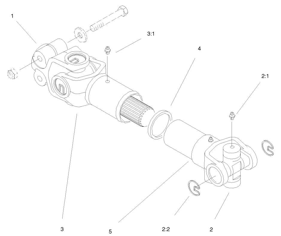 Driveshaft Assembly No. 98-2918