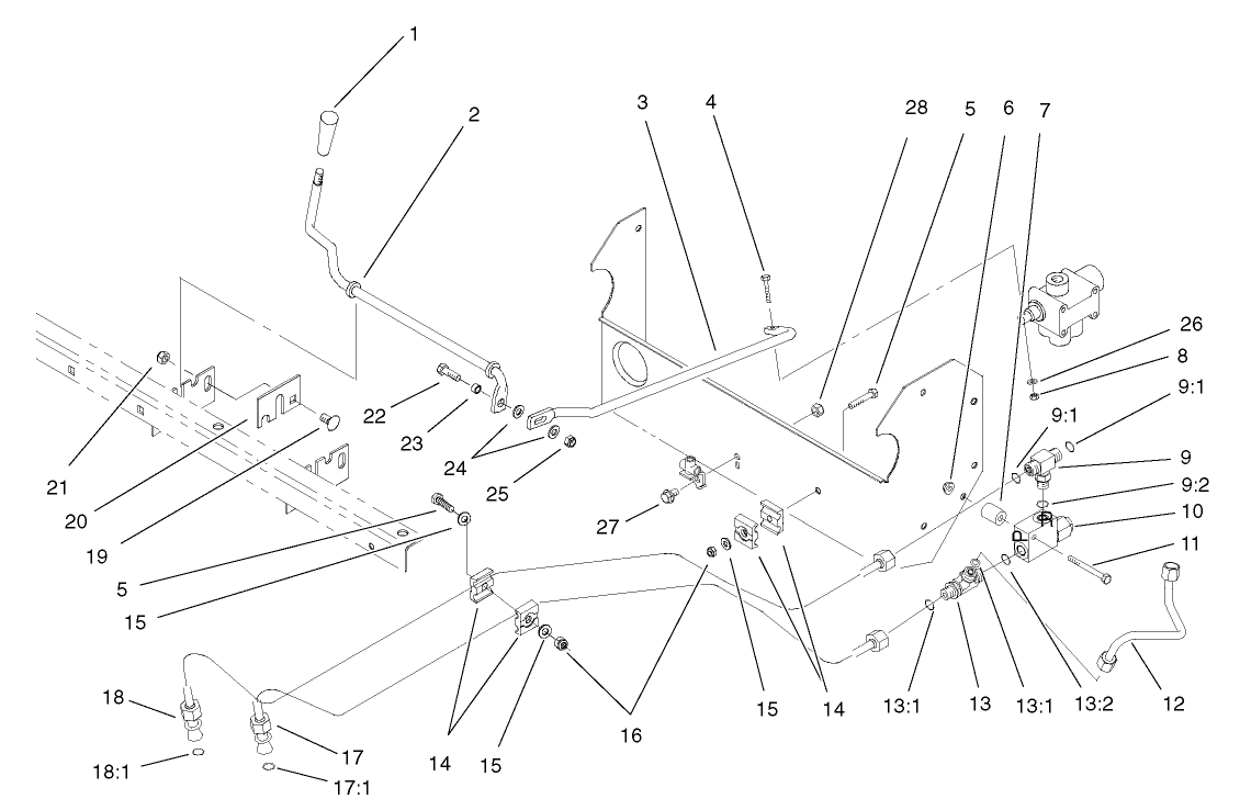 Lift Valve Linkage Assembly
