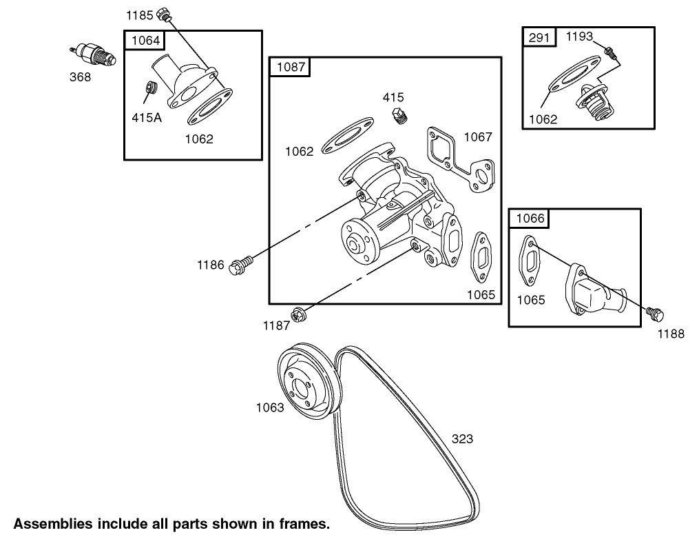 Water Pump Assembly