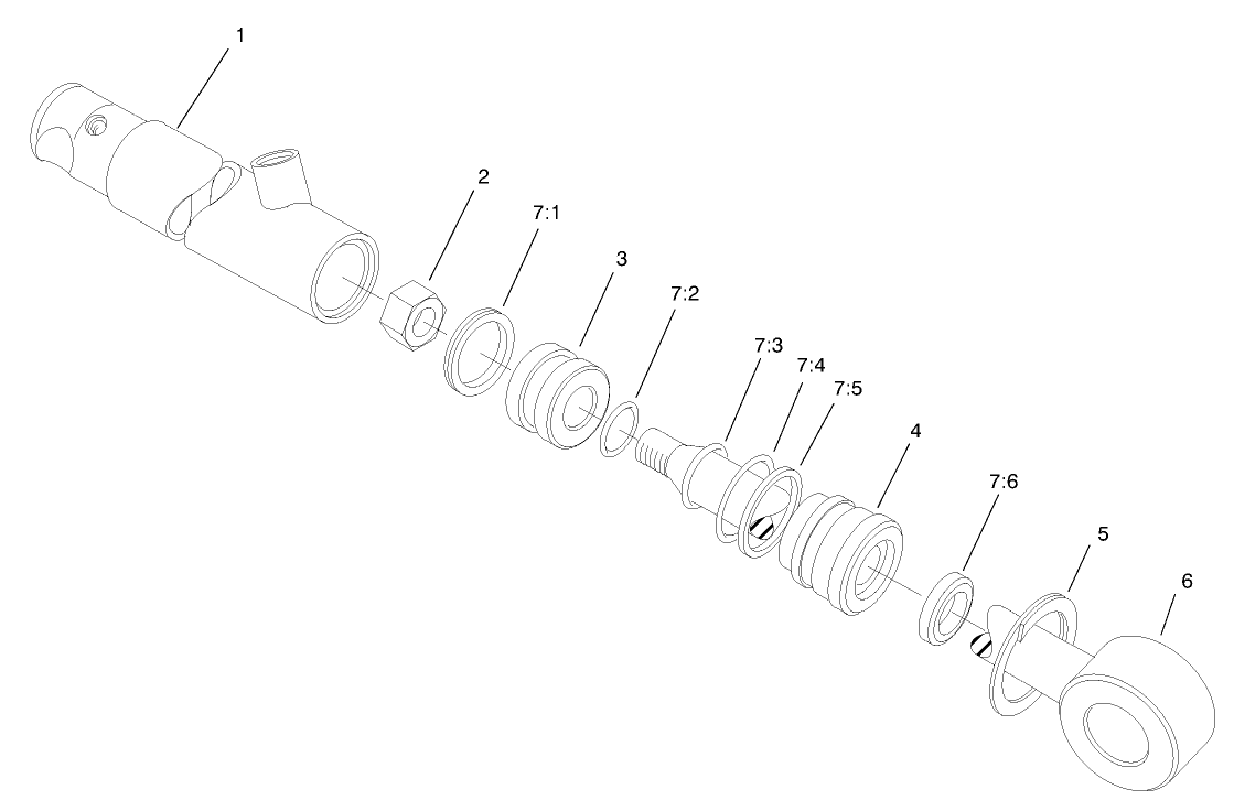 Hydraulic Cylinder Assembly No. 83-7000