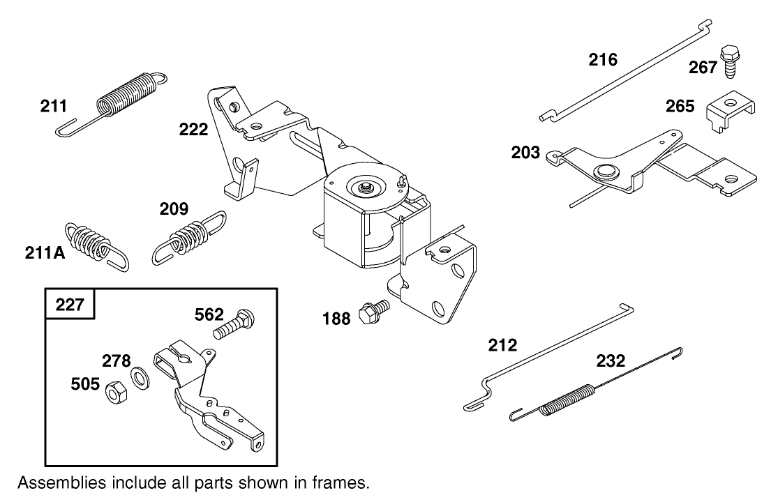 Governor Assembly Briggs and Stratton 303447-1180-E1