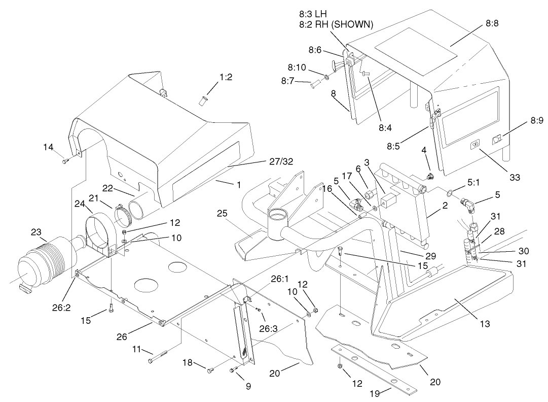 Shroud and Oil Cooler Assembly