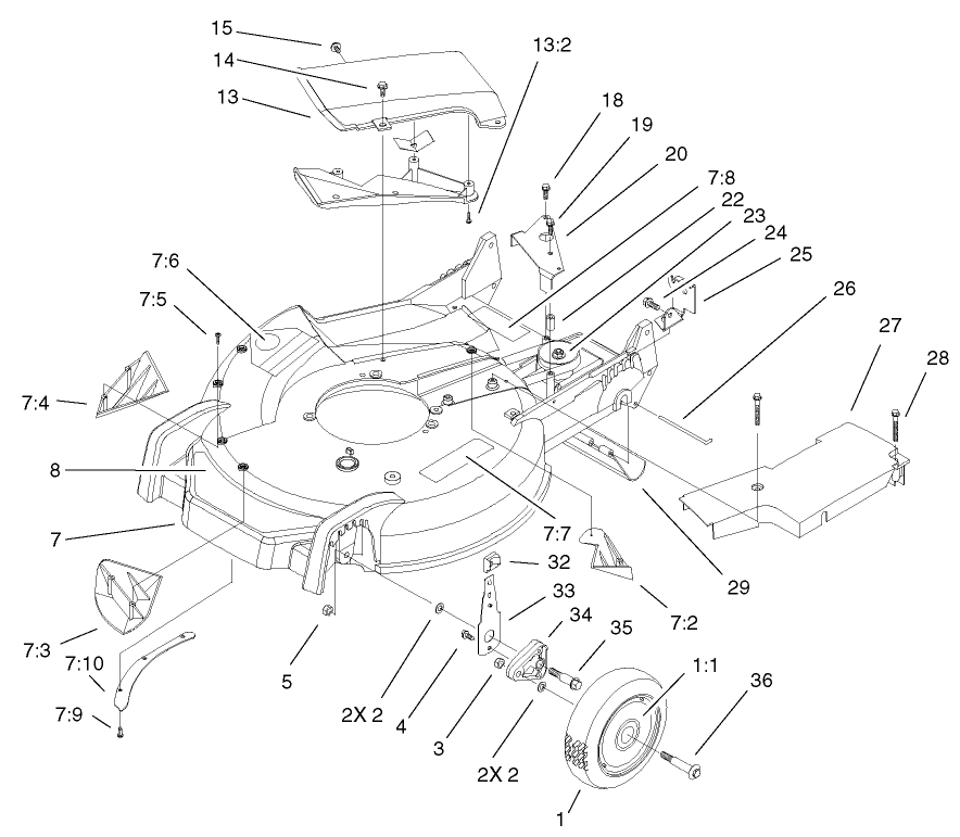 Housing and Wheel Assembly