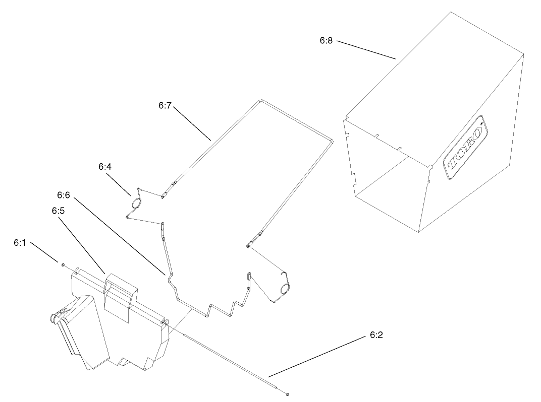 Rear Bagger Assembly (Model 20037 only)