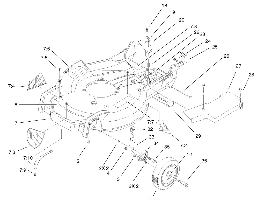 Housing and Wheel Assembly