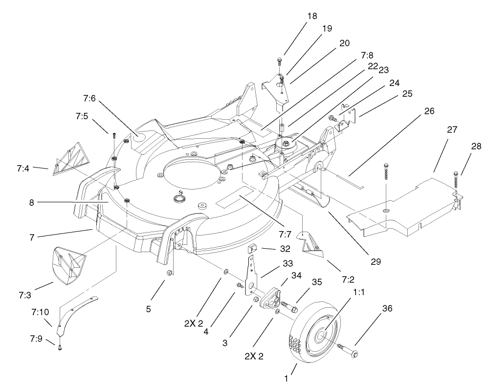 Housing and Wheel Assembly