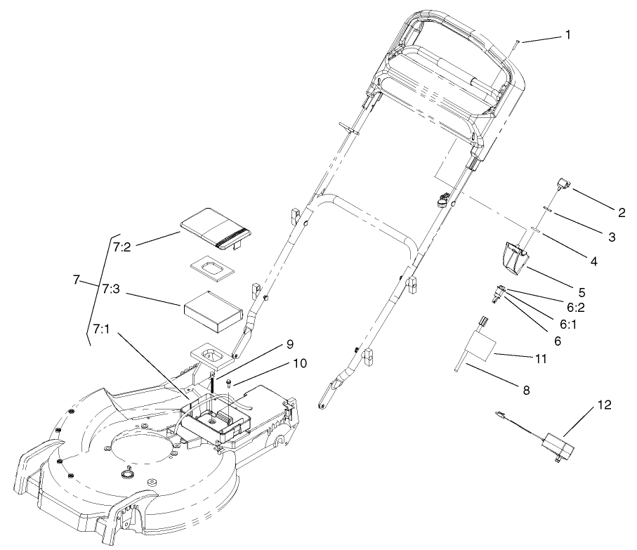 Electric Start System Assembly (only on: 20784)