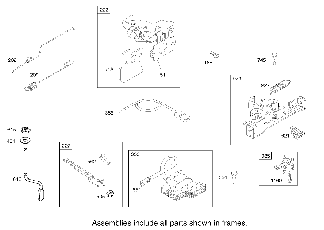 Governor Assembly Briggs and Stratton Model 122607-0116-E1