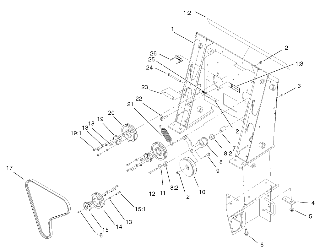 Loader Tower and Drive Assembly