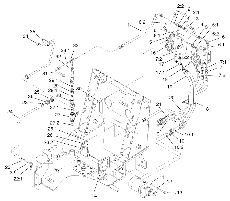 Traction Hydraulic Assembly
