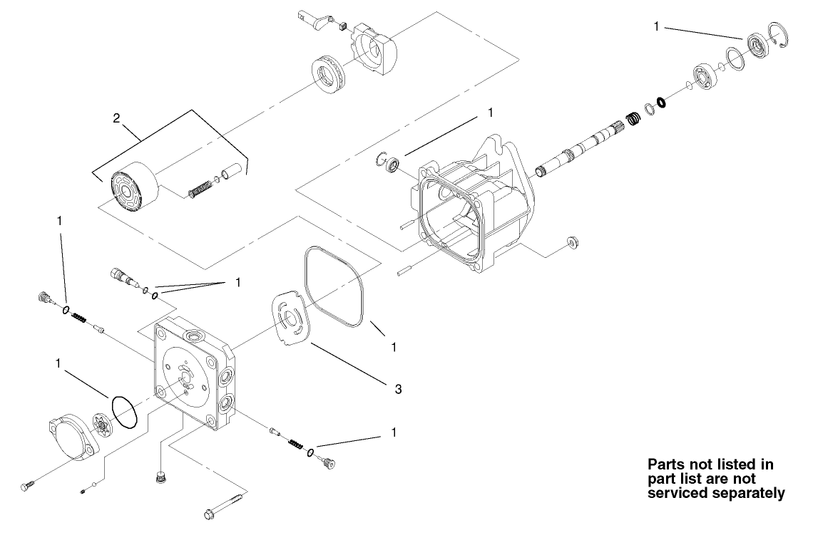 Hydraulic Pump Assembly No. 98-8432 and 98-8431