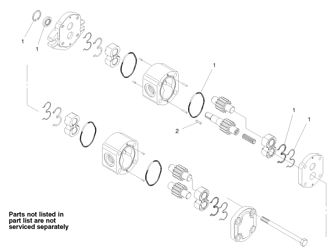 Hydraulic Gear Pump Assembly No. 98-2752