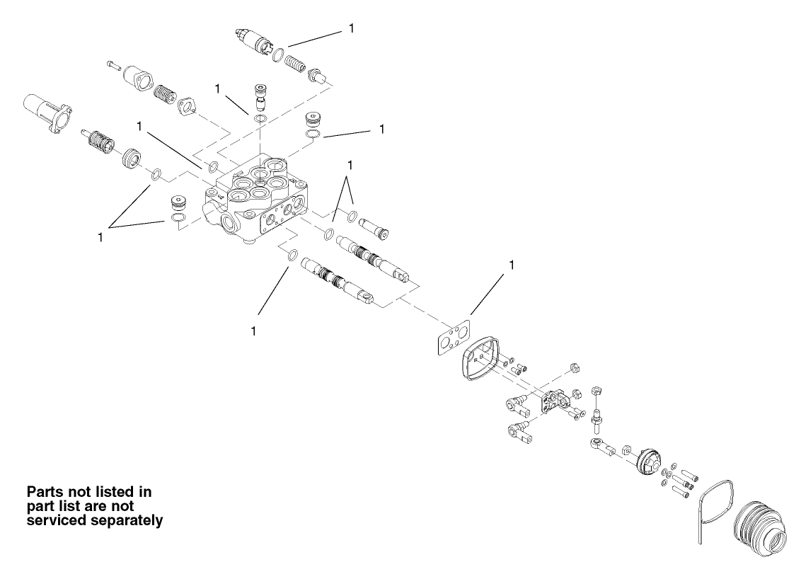 Two Spool Valve Assembly No. 95-3536