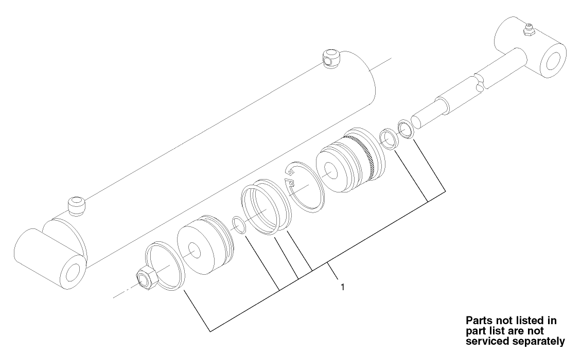 Hydraulic Cylinder Assembly No. 99-6162