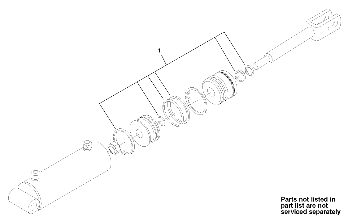 Hydraulic Cylinder Assembly No. 95-3578