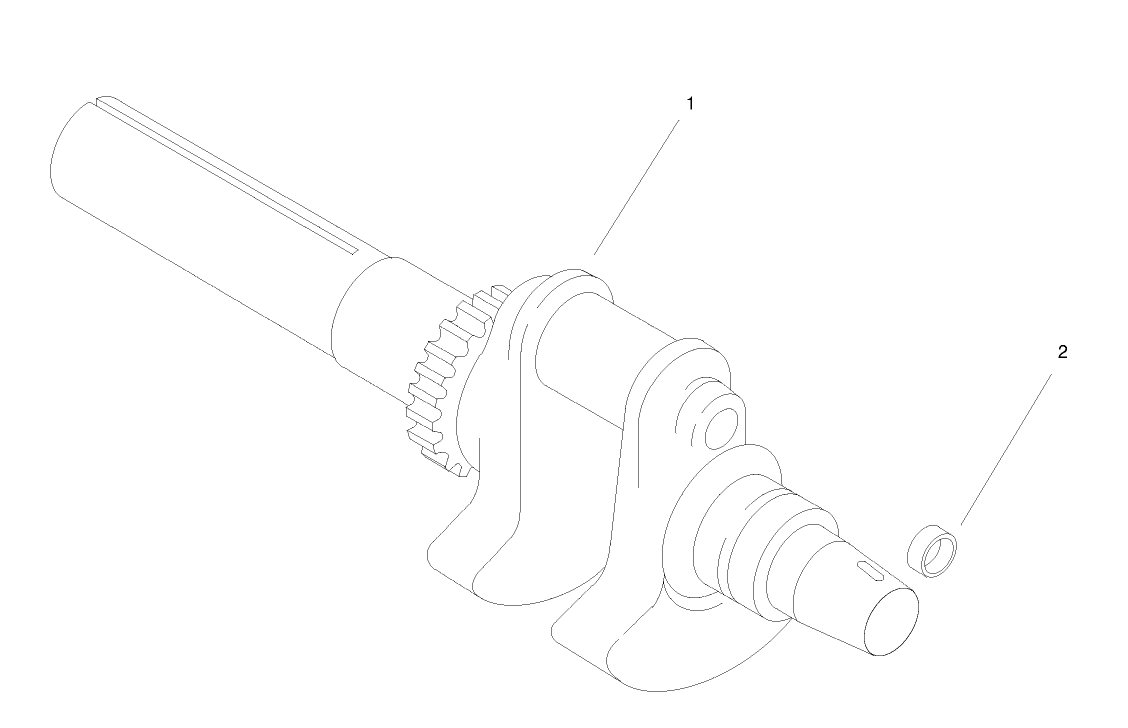 Crankshaft (CH20S 64656 Kohler)