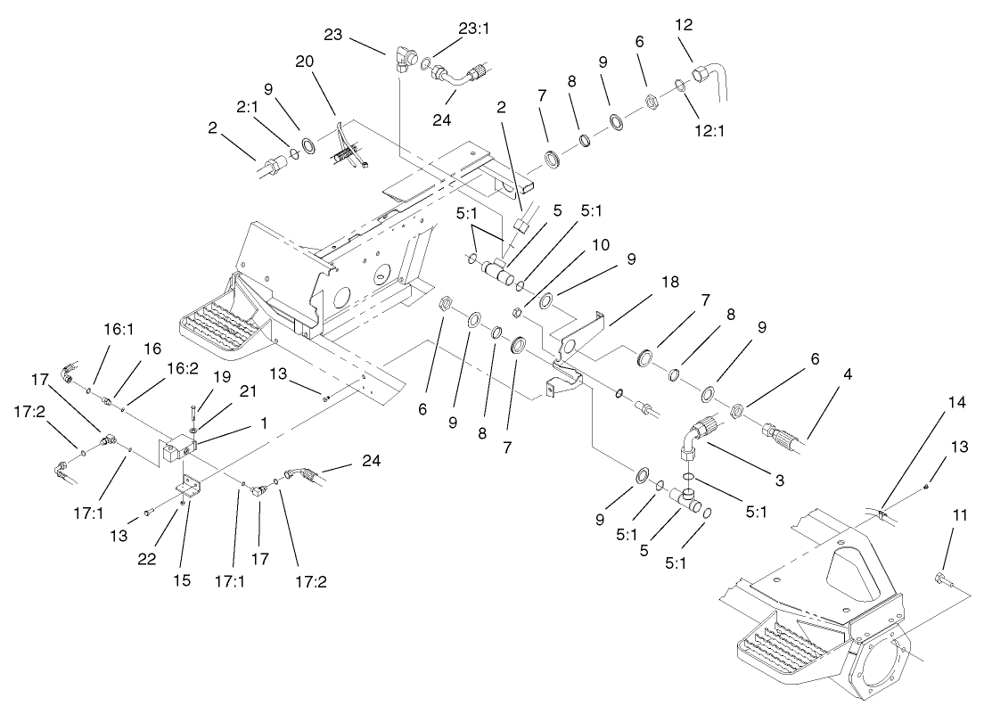 Front Hydraulic Drive Assembly