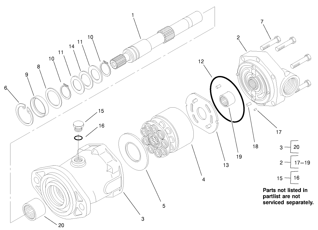 Hydraulic Motor Assembly No. 92-7385