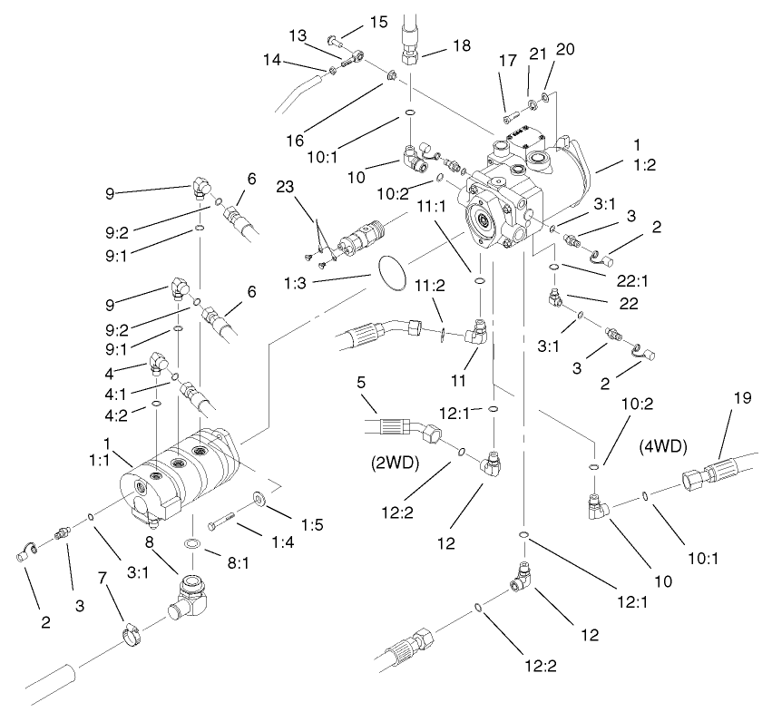 Hydraulic Pump Installation Assembly