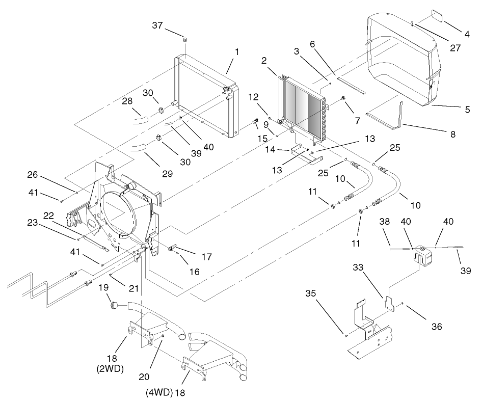 Radiator and Screen Assembly