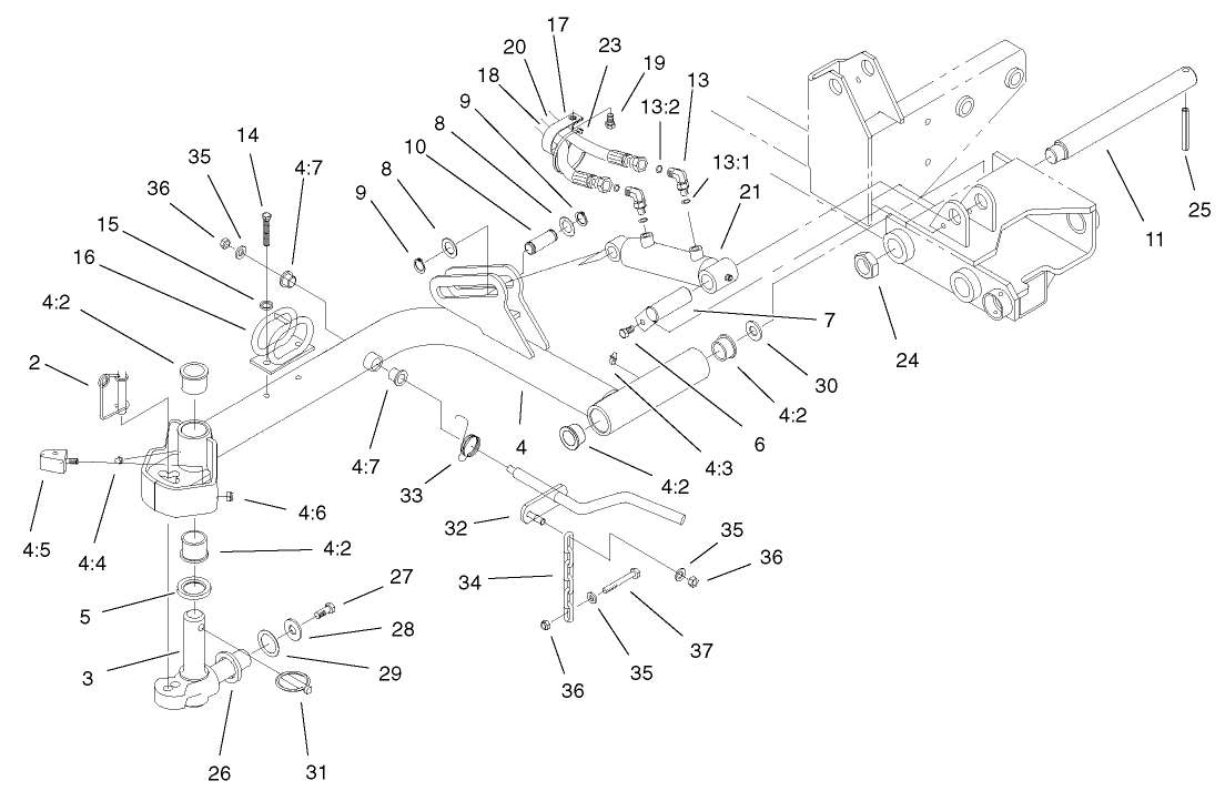 Front Lift Arm Assembly No. 1