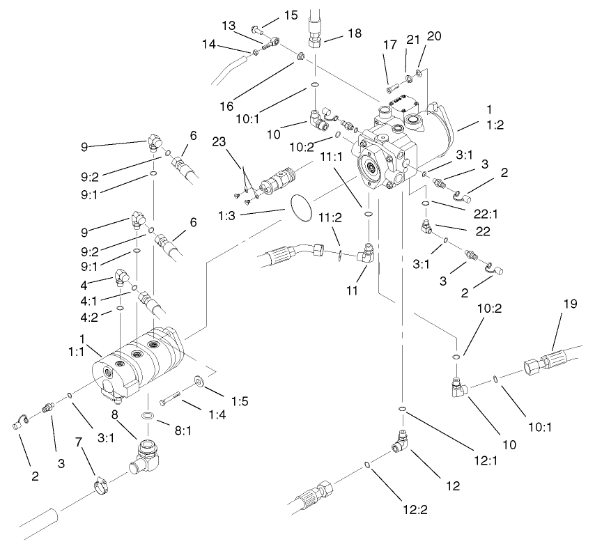Hydraulic Pump Installation Assembly