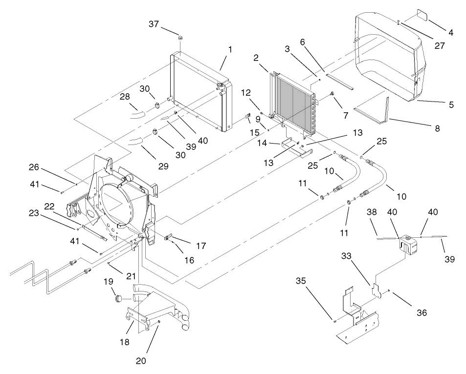 Radiator and Screen Assembly