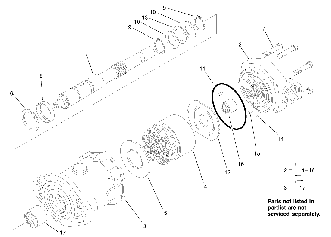 Hydraulic Motor Assembly No. 92-7386