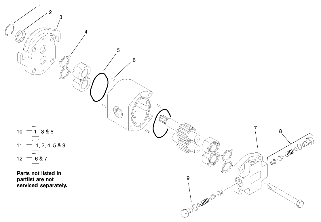 Hydraulic Motor Assembly No. 98-9999