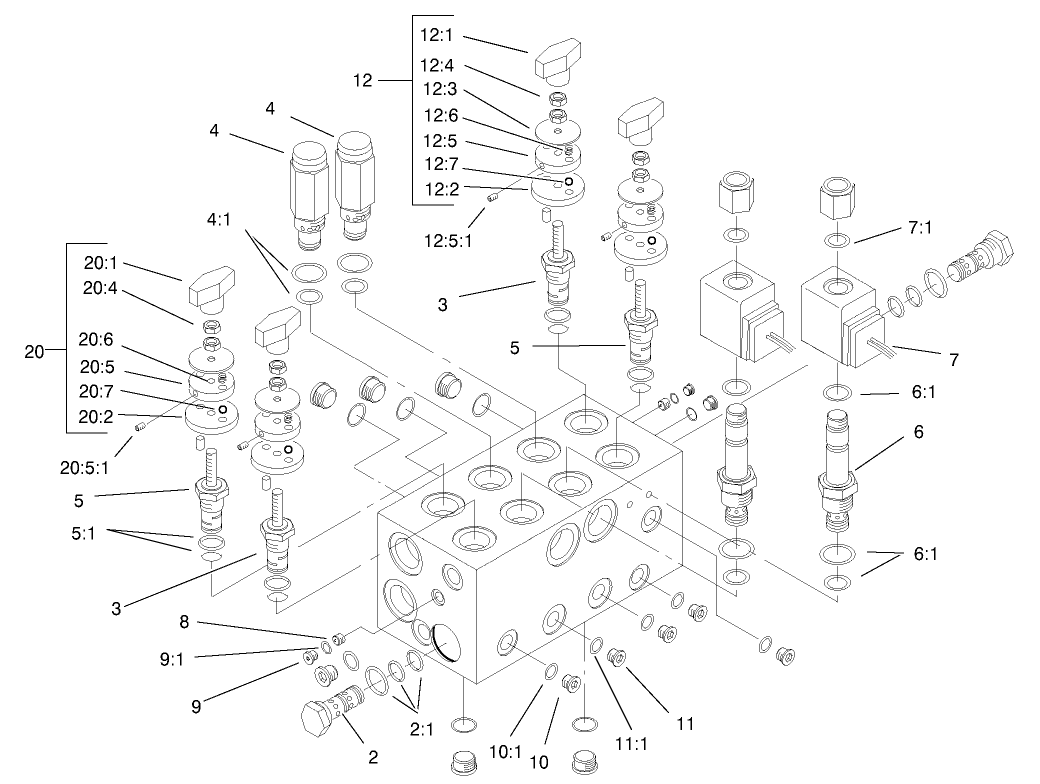 Mow Block Assembly No. 105-0105