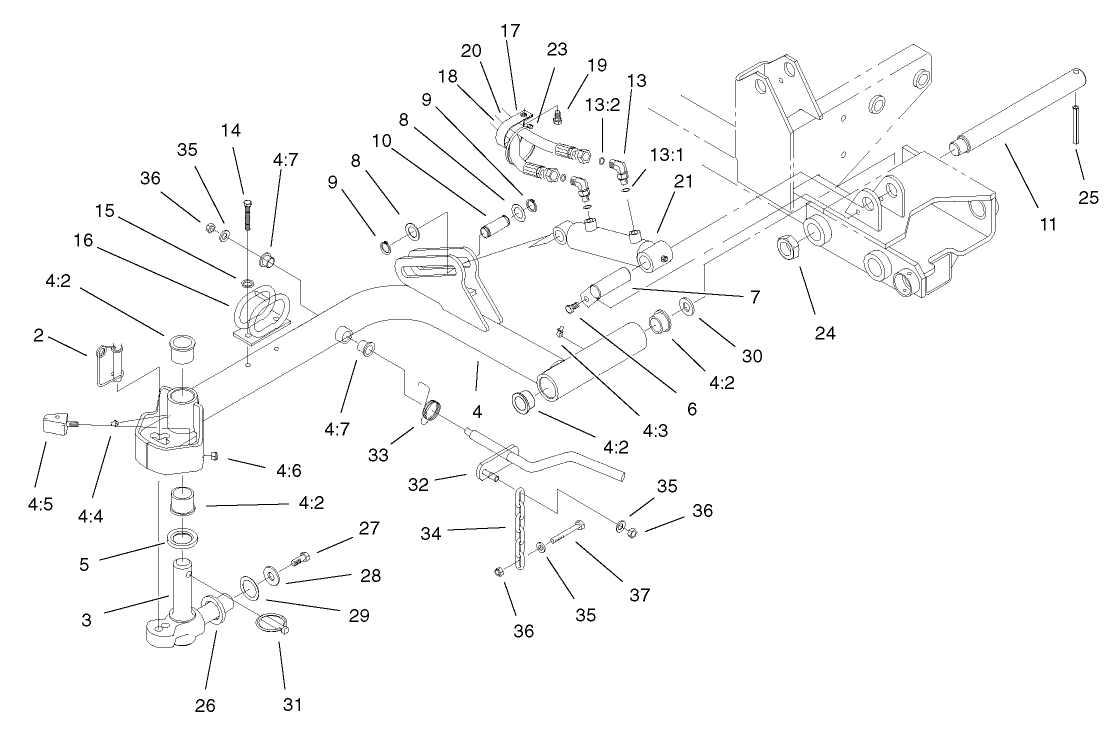 Front Lift Arm Assembly No. 1